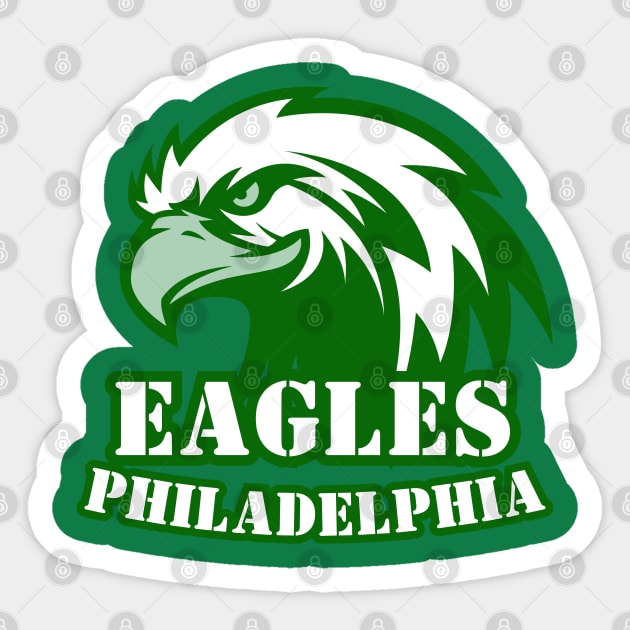 Philadelphia-Eagles Sticker by Whisky1111